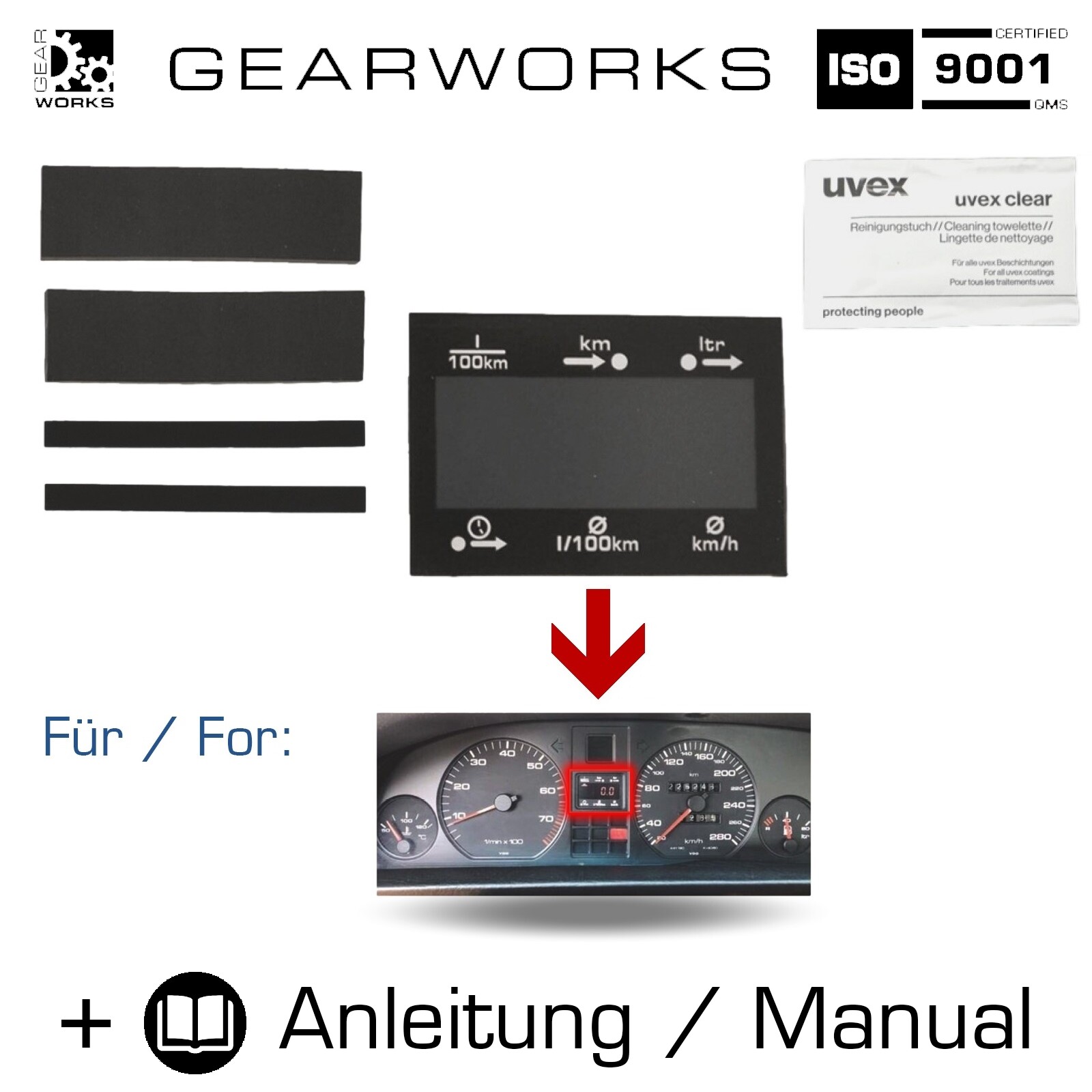 LCD FIS Display VW Tiguan MFA Tacho-Ersatzteile - Pixelfehler Hamburg