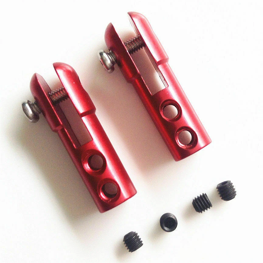 New 2Pcs CNC Aluminum Servo Rudder Arm Linkage Clip Adaptor for RC Boat - Image 4 of 4