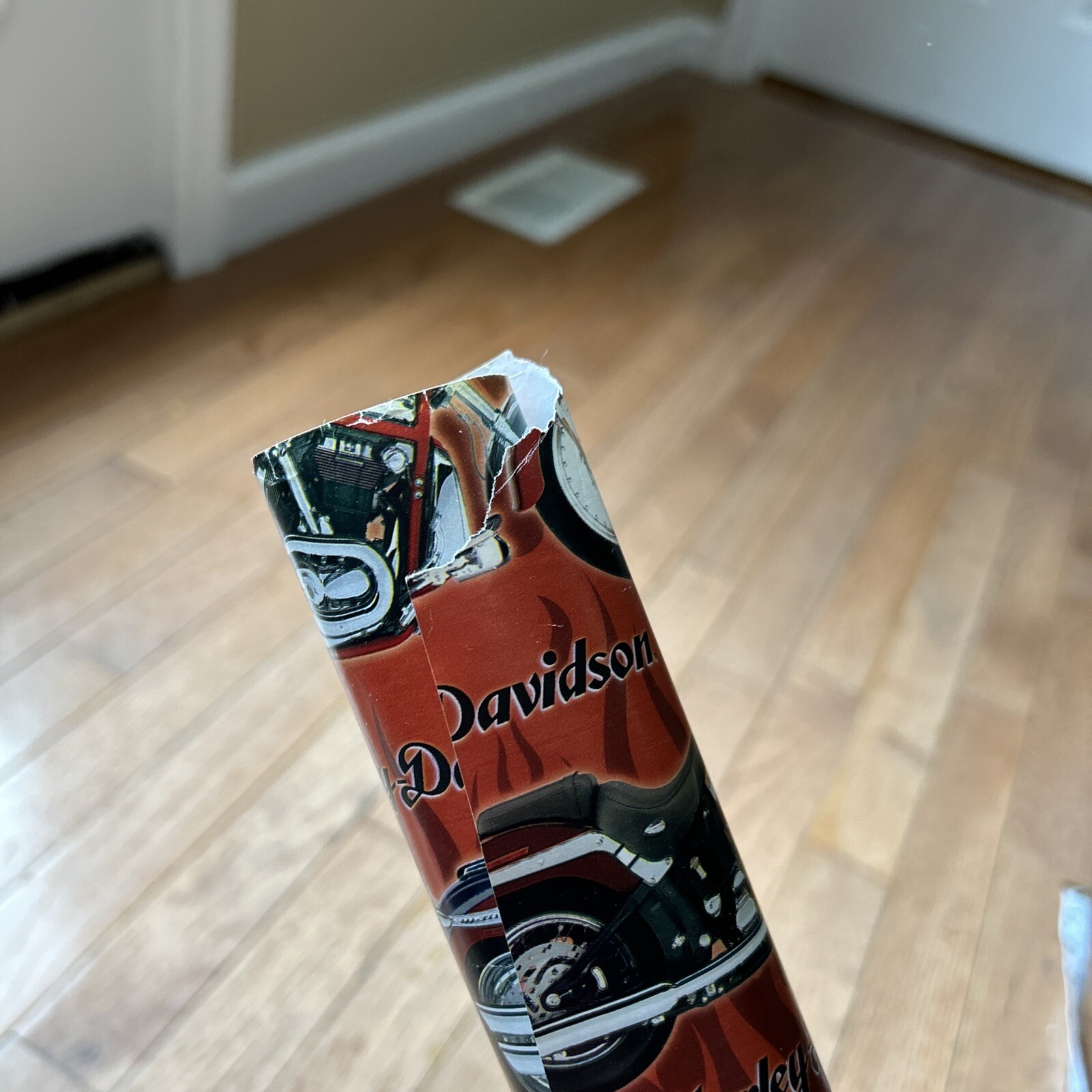 Vintage Harley Davidson Motorcycle Gift Wrap Wrapping Paper 