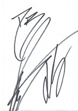 Black Rebel Motorcycle Club Autogramme signed 10x15 cm Karteikarte 