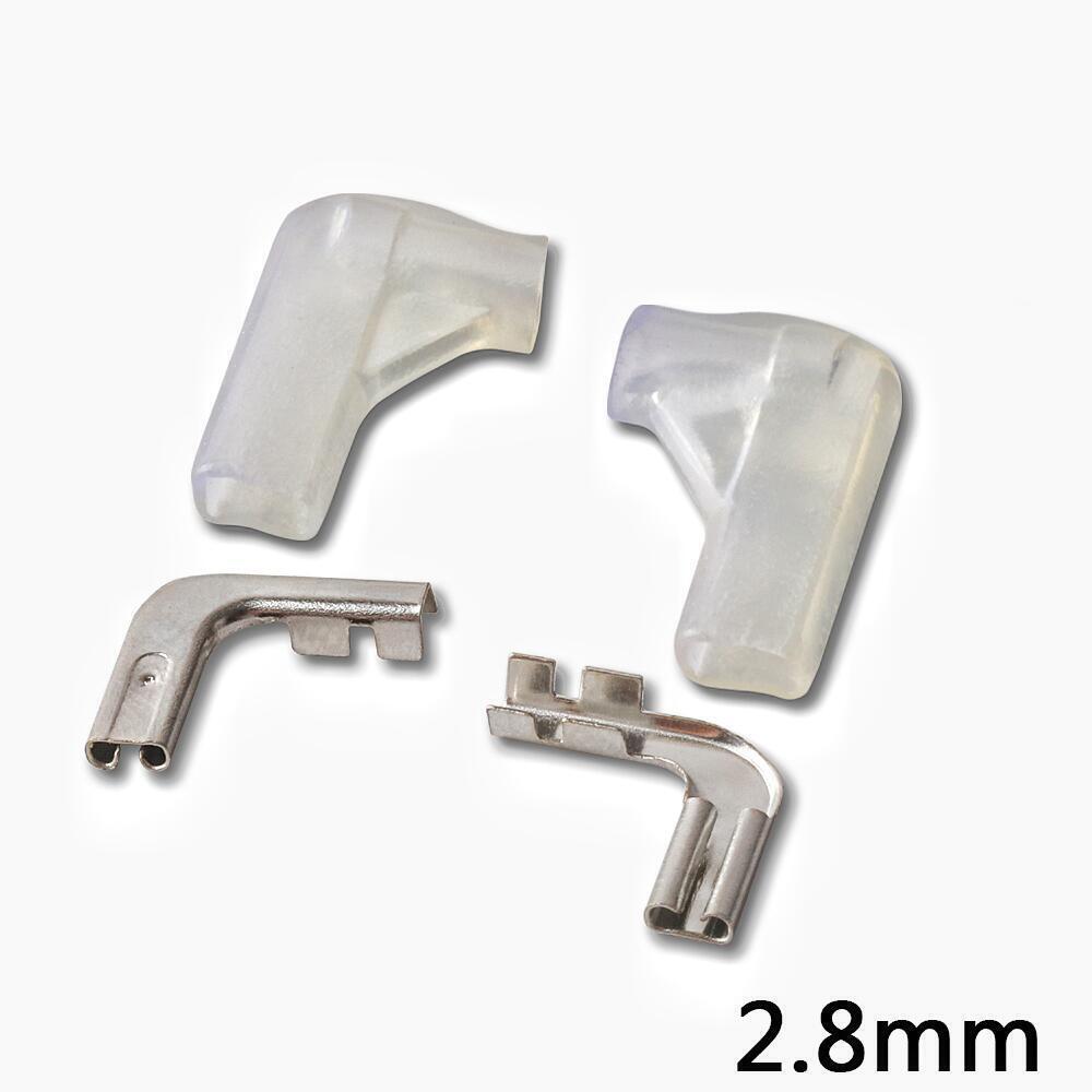 Non-insulated Right Angle Female Flag Spade Connector Crimp - Foto 12