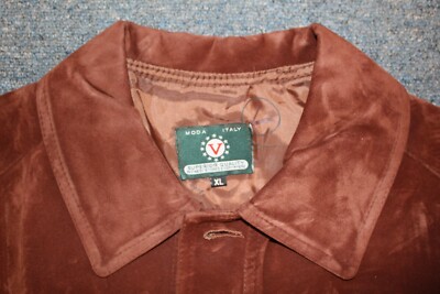 ジャケット・アウター Italy Vintage - Suede Jacket Men's XL Suede Jacket MADE IN ITALY Alta V Moda Dark Brown | eBay