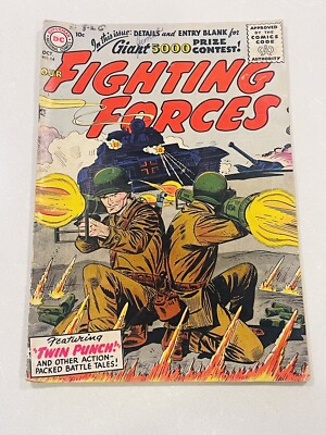 Our Fighting Forces #14 Very Nice Early Silver Age Vintage War DC Comic 1956