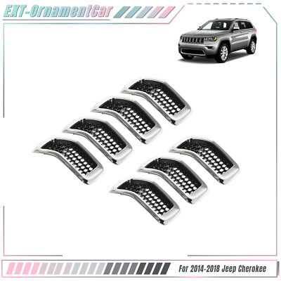 Cherokee Kühlergrill-Abdeckung 7-teilig - Für Jeep Cherokee 2014-2018