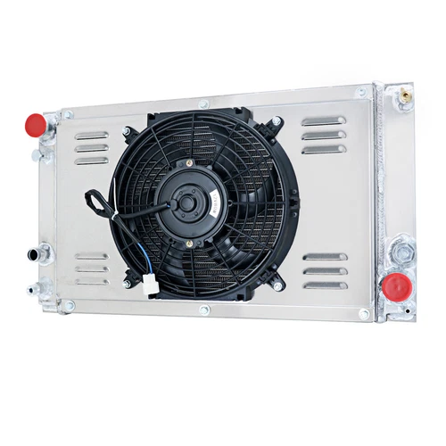 3 Row Radiator Shroud Fan For 1983-1988 84 PORSCHE 944 2.5L 2.7L NON-Turbo AT. - Imagen 3 de 10