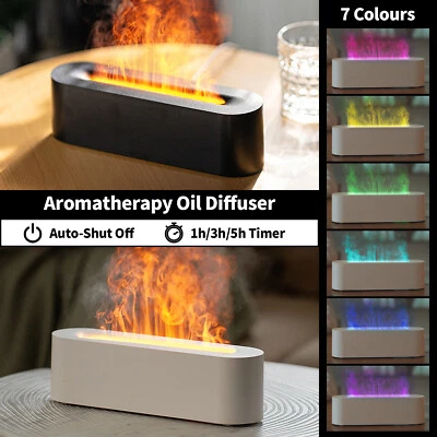 Aromatherapy Diffuser Air Humidifier Purifier 7 Colours Timer LED Ultrasonic - image 1 of 4