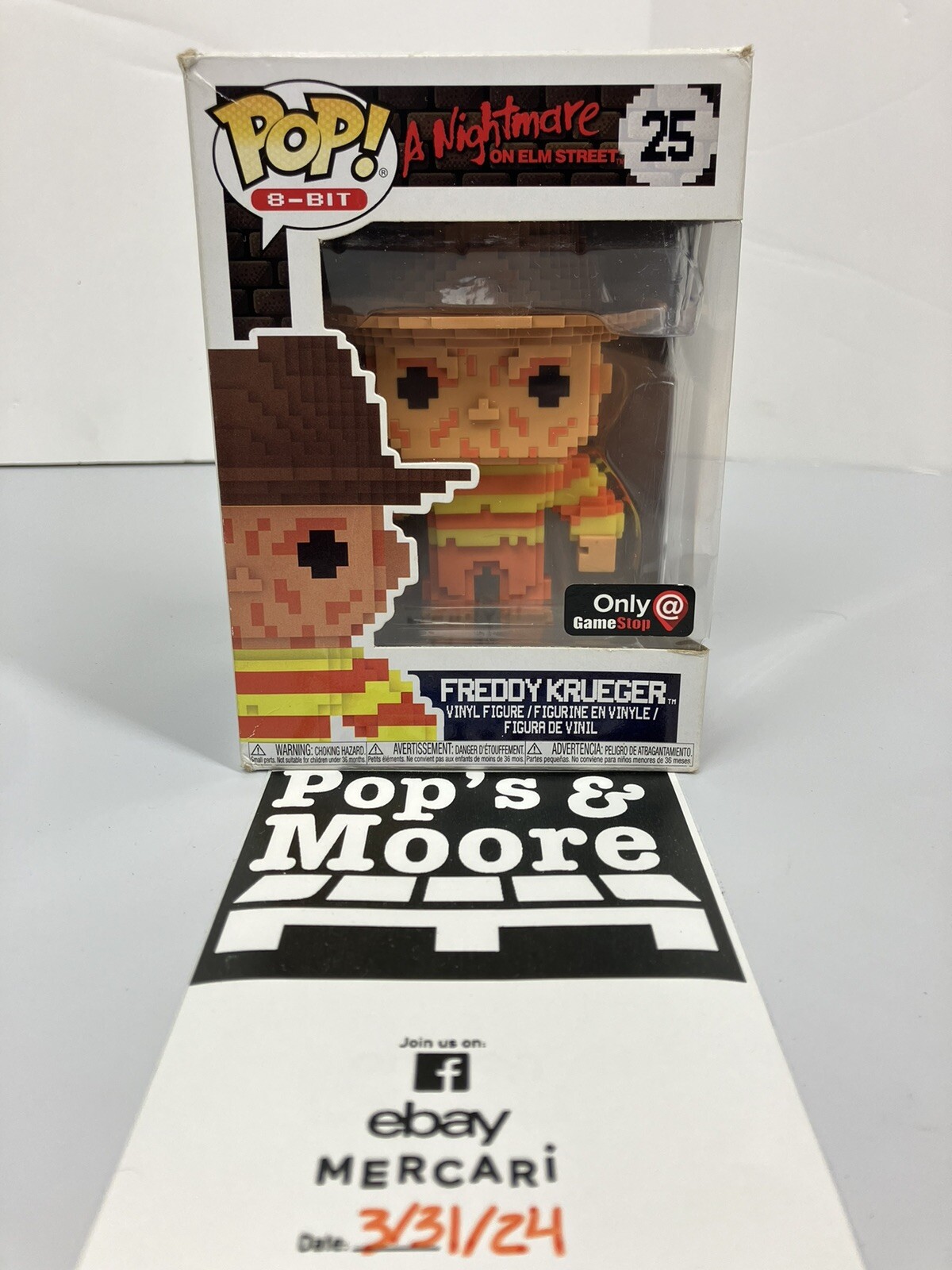 Sale Funko Pop! A Nightmare On Elm Street: Freddy Krueger 25 Damaged Box W/Protector