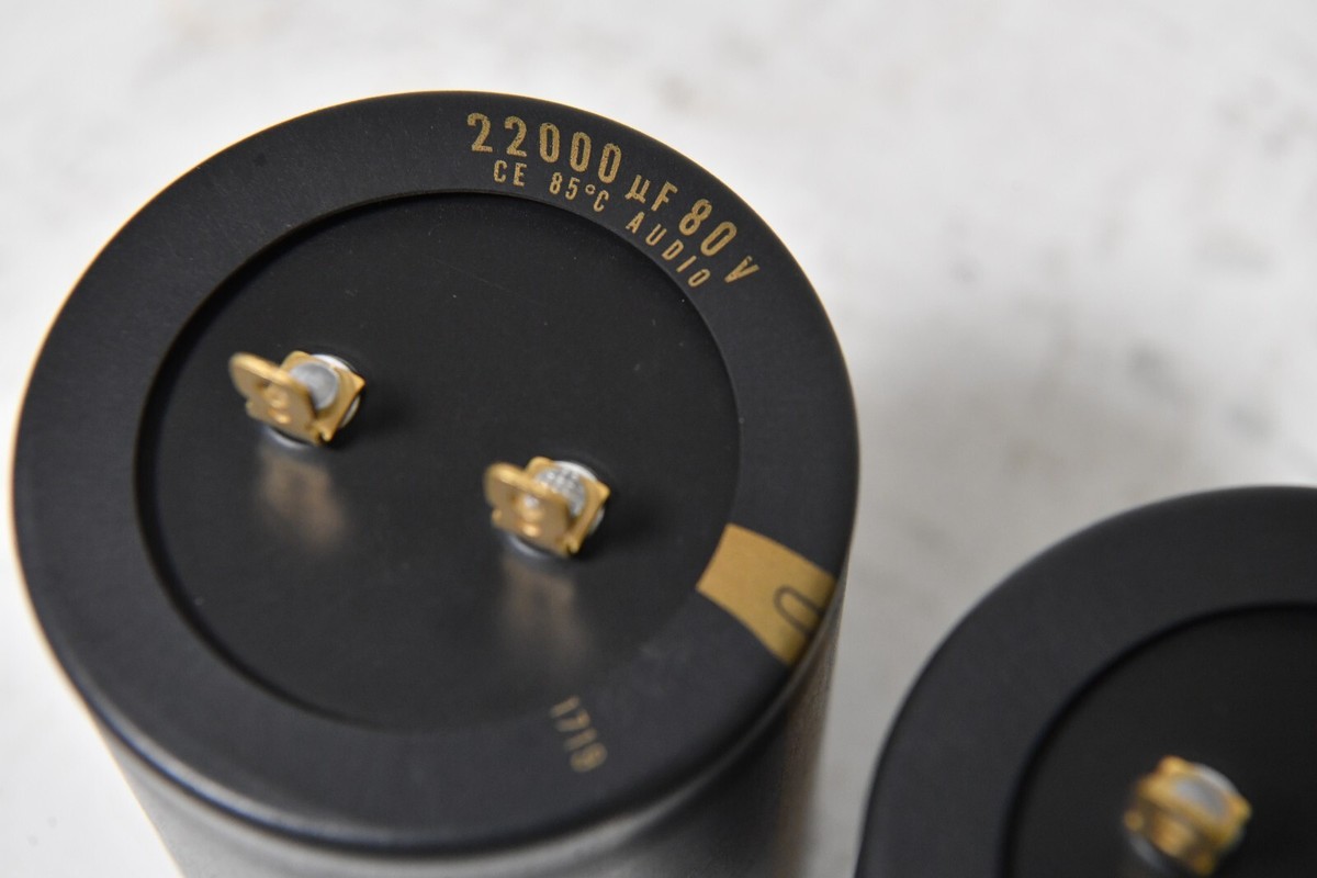 NICHICON 80V 22000UF GOLD KG Super Through Audio