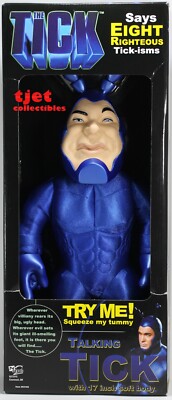 The Tick Talking Tick 17'' Soft Body Says Eight Righteous Tick-isms N2 Toys New