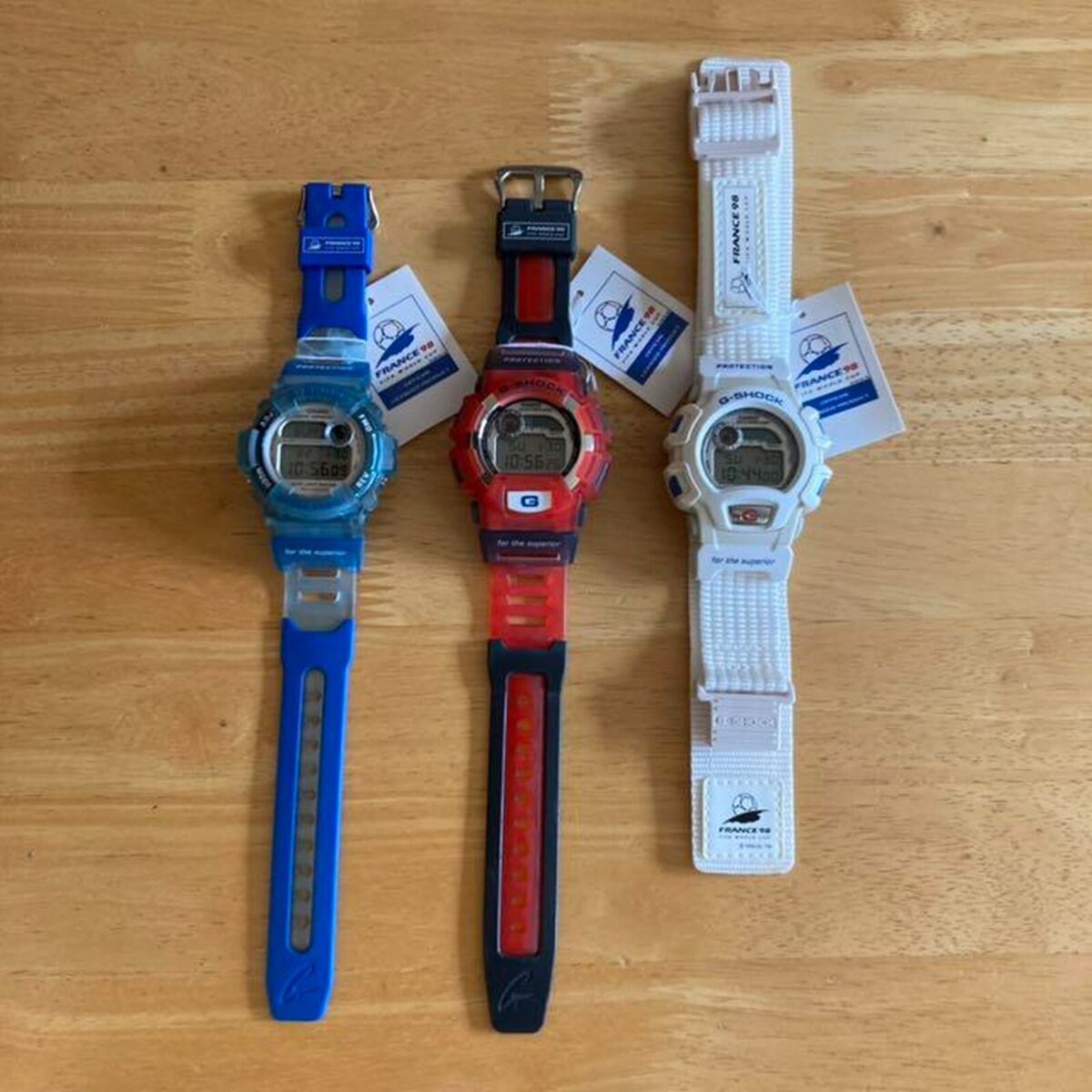 G-Shock DW 9600 9500 004 FIFA World Cup France 98 Lot 3 G-Shock DW 9600 9500 004 FIFA World Cup France 98 Lot 3