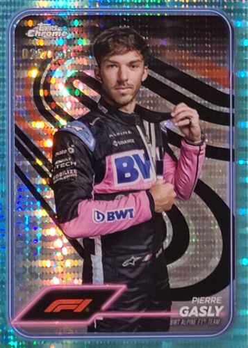 2024 Topps Chrome Formula 1 BASE AQUA SONAR REFRACTOR #/150 U Pick FREE Com Ship - Picture 3 of 29