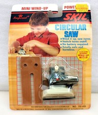 1988 Imperial Toy 7816B Skil Circular Saw Mini Wind-Up Power Tool - NOC  T522