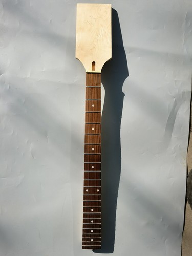 Paddle Head Guitar neck 22 Fret 27inch Maple Rosewood Fretboard Baritone Neck - Picture 7 of 18