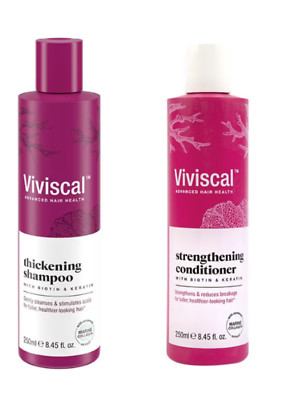 Viviscal Thickening Shampoo 250ml und Strengthening Conditioner 250ml NEU!