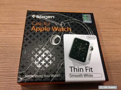Spigen SGP11488 Schutzhülle für Apple Watch 38mm THIN FIT Hülle Case, Weiß, NEU