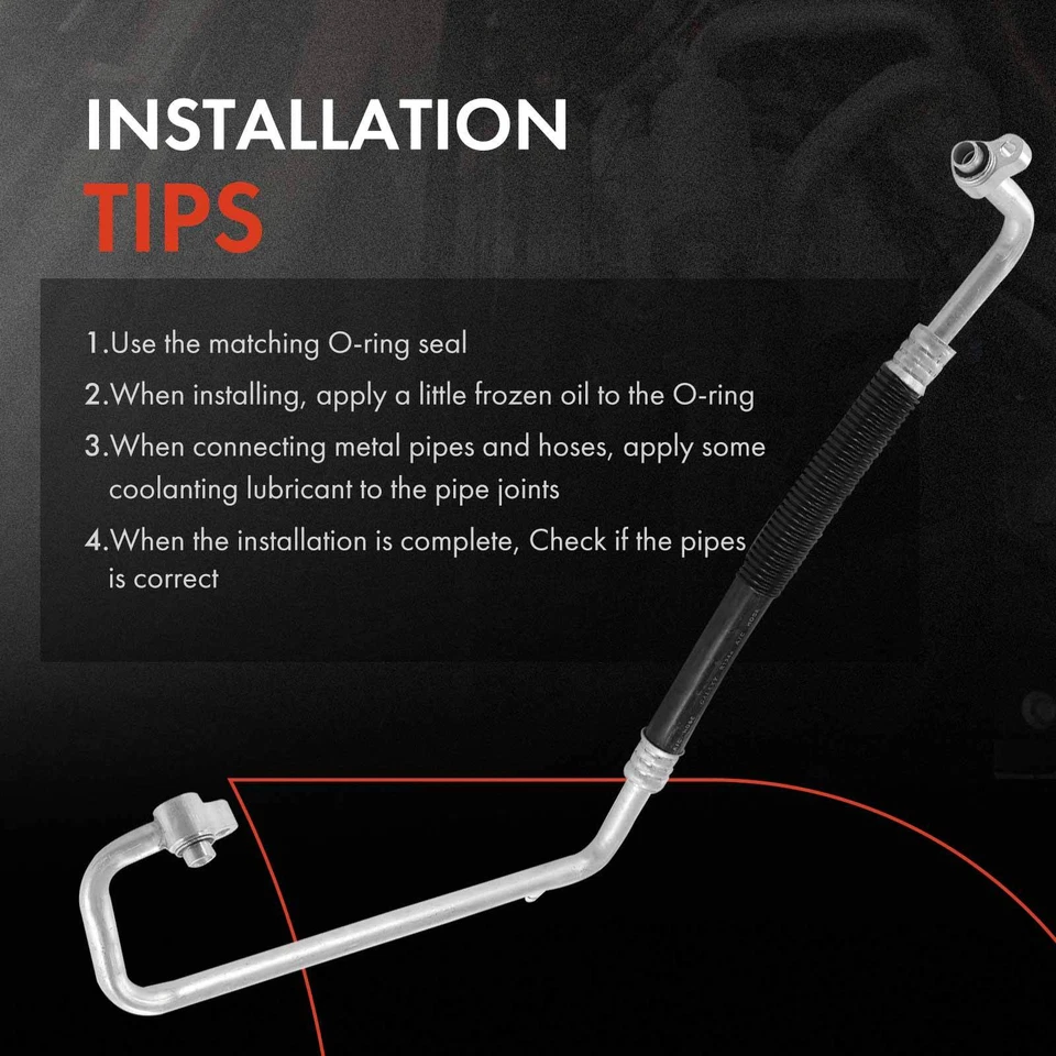 Manguera de línea de succión de refrigerador de aire acondicionado para Buick Rendezvous Pontiac Aztek Chevy Olds Foto 3 de 4