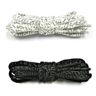55" "Elephant Print" Oval Laces for Air Jordan 3 III White Black Cement Tinker