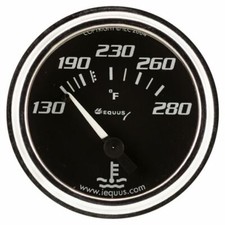 Equus 2 Coolant Temperature Gauge 7000 Series Water Temp 130-280 F E7232 Equus 2 Coolant Temperature Gauge 7000 Series Water Temp 130-280 F E7232