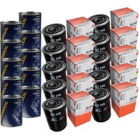 10X Original Mahle / Knecht ÖLfilter OC 248 + 10X SCT Motor Flush MotorspüLung