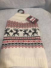 Christmas Reindeer Dog Pet Sweater Size Small New With Tag