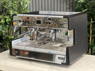 CIME CO-05 PID 2 GROUP ESPRESSO COFFEE MACHINE BRAND NEW BLACK