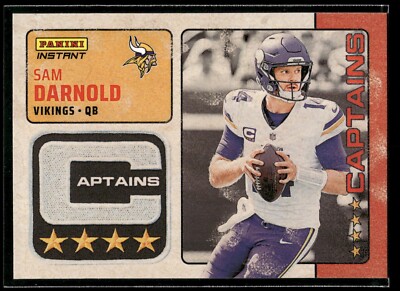 2024 Panini Instant NFL Sam Darnold CAPTAINS 1/351 SP Minnesota Vikings #CAP-38