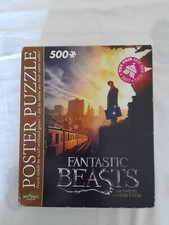 FANTASTIC BEASTS: 500 PIECE POSTER PUZZLE (WREBBIT, 2016) FOAM BACKED *NEW*