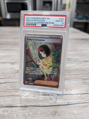 PSA 10 Erika's Invitation #203/165 Sv2a SAR Pokemon 151 PSA 10 Erika's Invitation #203/165 Sv2a SAR Pokemon 151