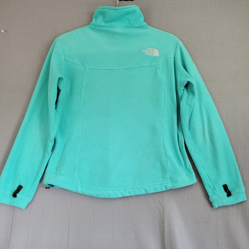 Chaqueta ligera polar clásica Polartec para mujer The North Face verde azulado talla SM - Imagen 2 de 7