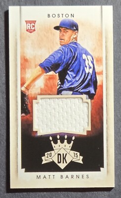 Matt Barnes 2015 Diamond Kings MINI-GU Jersey RC #/99 - BOSTON RED SOX