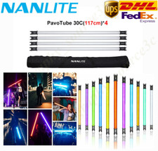 4pcs Kit Nanguang Nanlite Pavotube 15C/30C 117cm RGB LED Video Light Photography