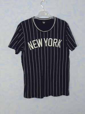 FSBN, schickes cooles Tshirt, NEW YORK aufgestickt, regular Fit, Blau Größe  S
