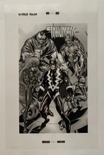 Production Art FANTASTIC FOUR #51, pg. 11 (1998) MARK BAGLEY art, 11x17