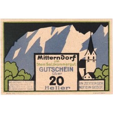 [#289438] Austria, Mitterndorf, 20 Heller, 1920-12-31, UNC