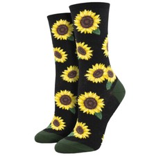 Socksmith Womens Crew Socks More Blooming Sun...