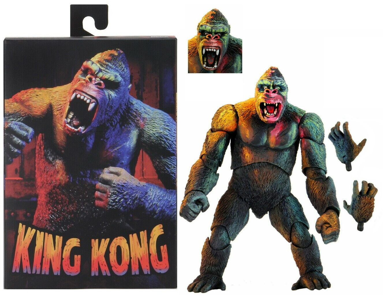 NECA King Kong Ultimate Illustrated Version 7"" Action Figure Official