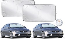 Car Windshield Sun Shade 2 Pack , Reflector Sunshade car Window Shades, Car Ref
