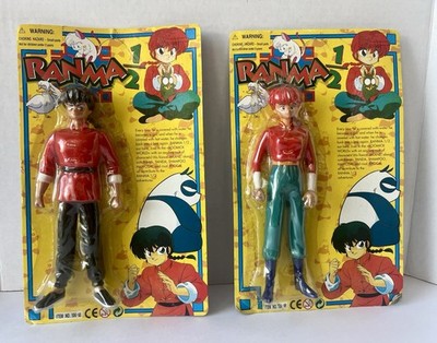 Very Rare Ranma 1/2 Figures 8 Inch Tall Figurines Boy & Girl Ranma New