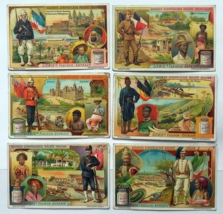 komplette Liebig Serie A 847 / S 989 "Kolonien europäischer Mächte" 1912