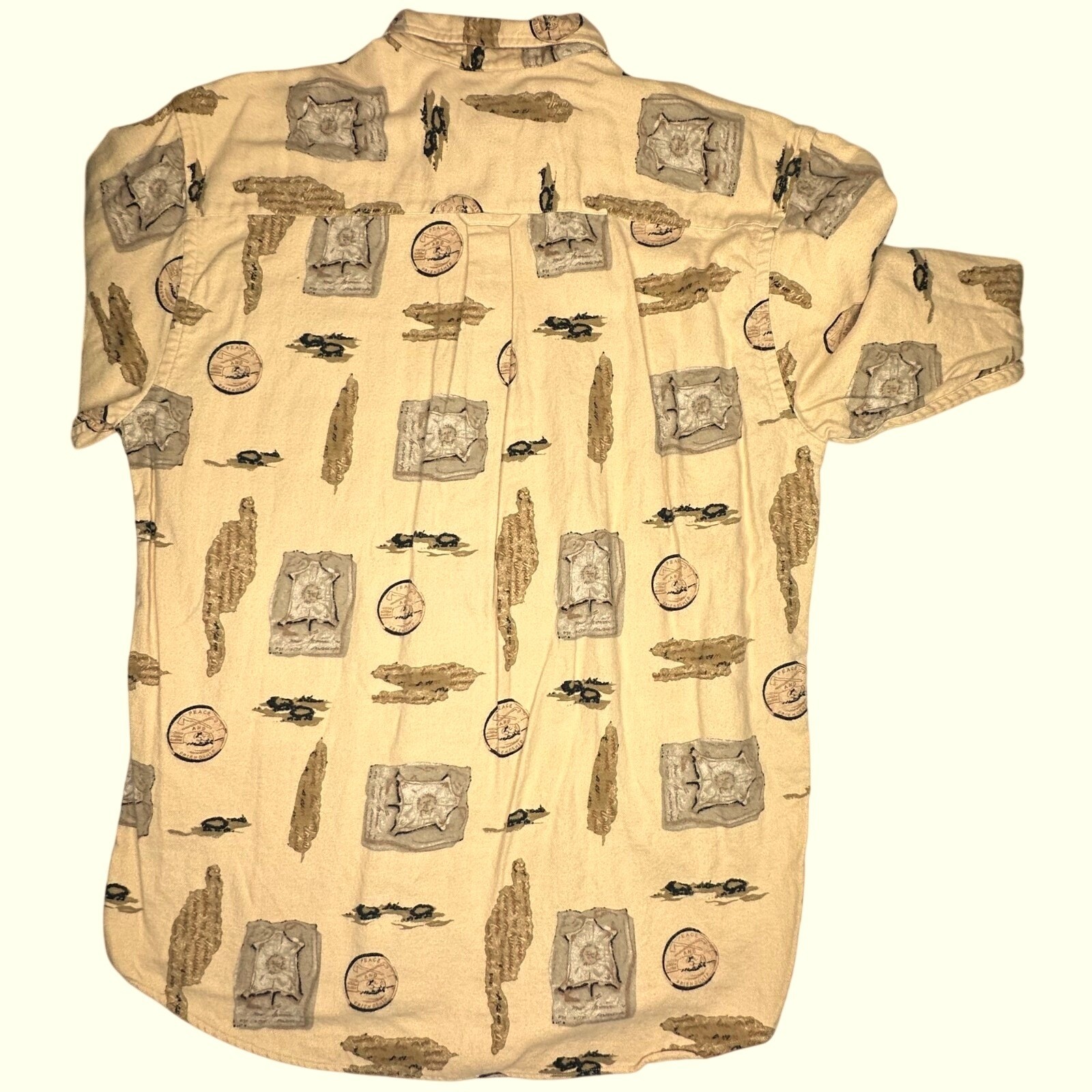 Pendleton Mens Button Down Shirt L Geometric Prin… - image 6