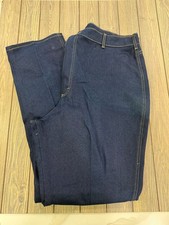 Lee Mens Dark Wash Denim Jeans Size 40 Straight Leg Classic Fit Made In USA