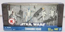 Star Wars The Clone Wars Clone Commando Squad 4 Pack K-Mart Exclusive - NEW -