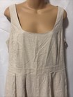 Banana Republic Womens Linen Blend Wide-Leg Sleeveless Jumpsuit 10 Beige — photo 2