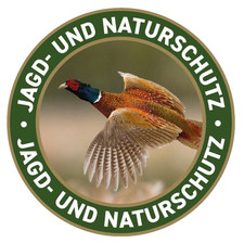Magnetschild Jagd Naturschutz Fasan 17x17cm UV-best&auml;ndig Jagdauto Revierfahrzeug