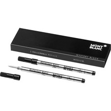 Montblanc 2 ricariche per roller Medium Mystery Black 128231
