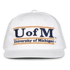 Michigan Wolverines Retro Bar Snapback Hat