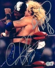 Dennis Rodman Diamond Dallas Page Dual Signed 8x10 Photo WWE BAS AUTO