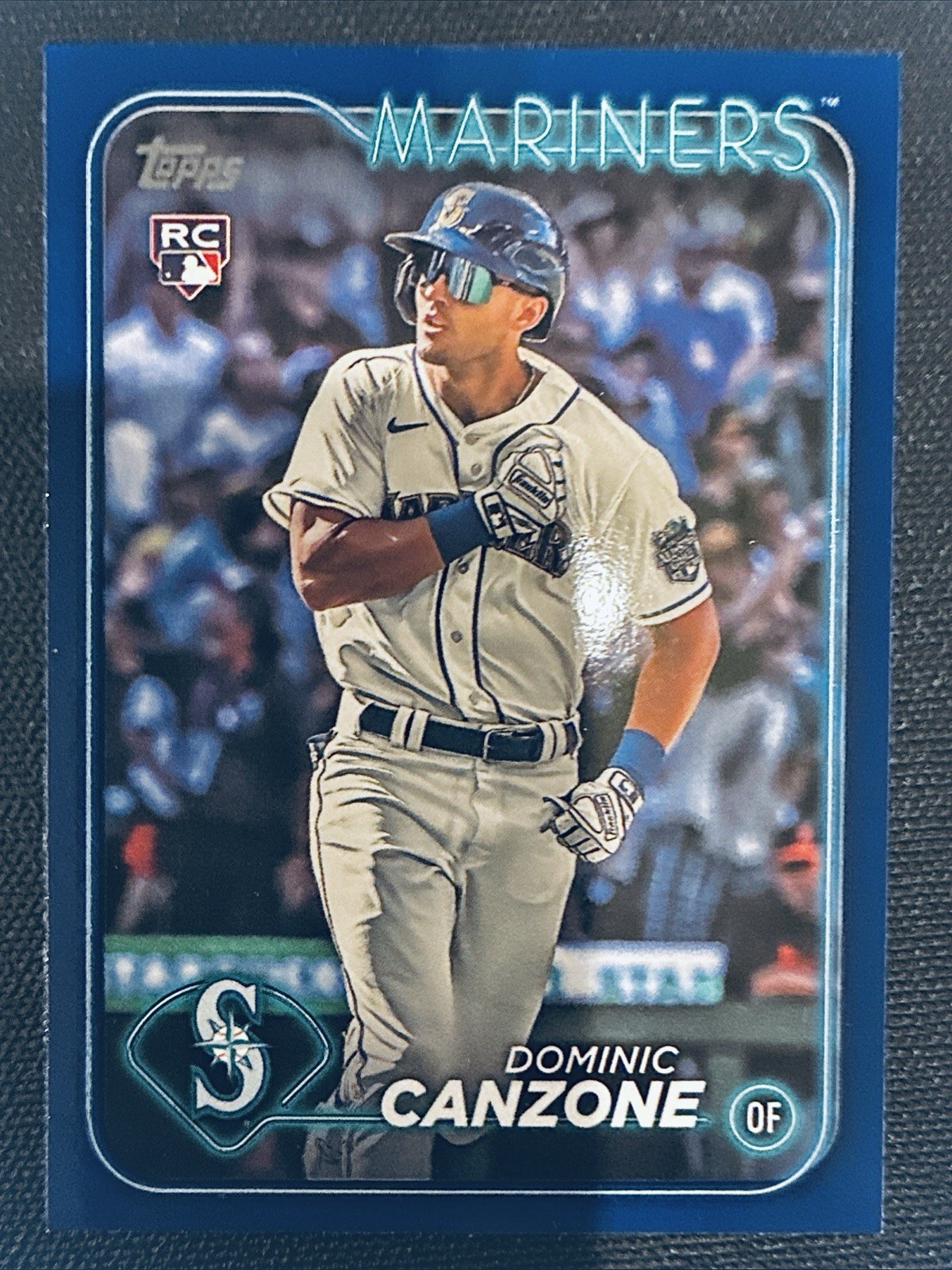 2024 Topps Series 1 Royal Blue #195 Dominic Canzone RC Mariners