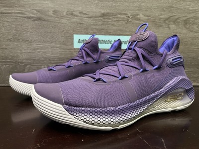Under Armour Steph Curry 6 Team Violet Purple Shoes Mens Size 13 3022893-500 NEW