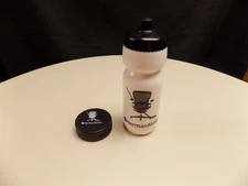 VTG Herman Miller Aeron Chair Office Hockey Promotional Water Bottle & Foam Puck